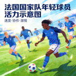 法国国家队年轻球员活力示意图